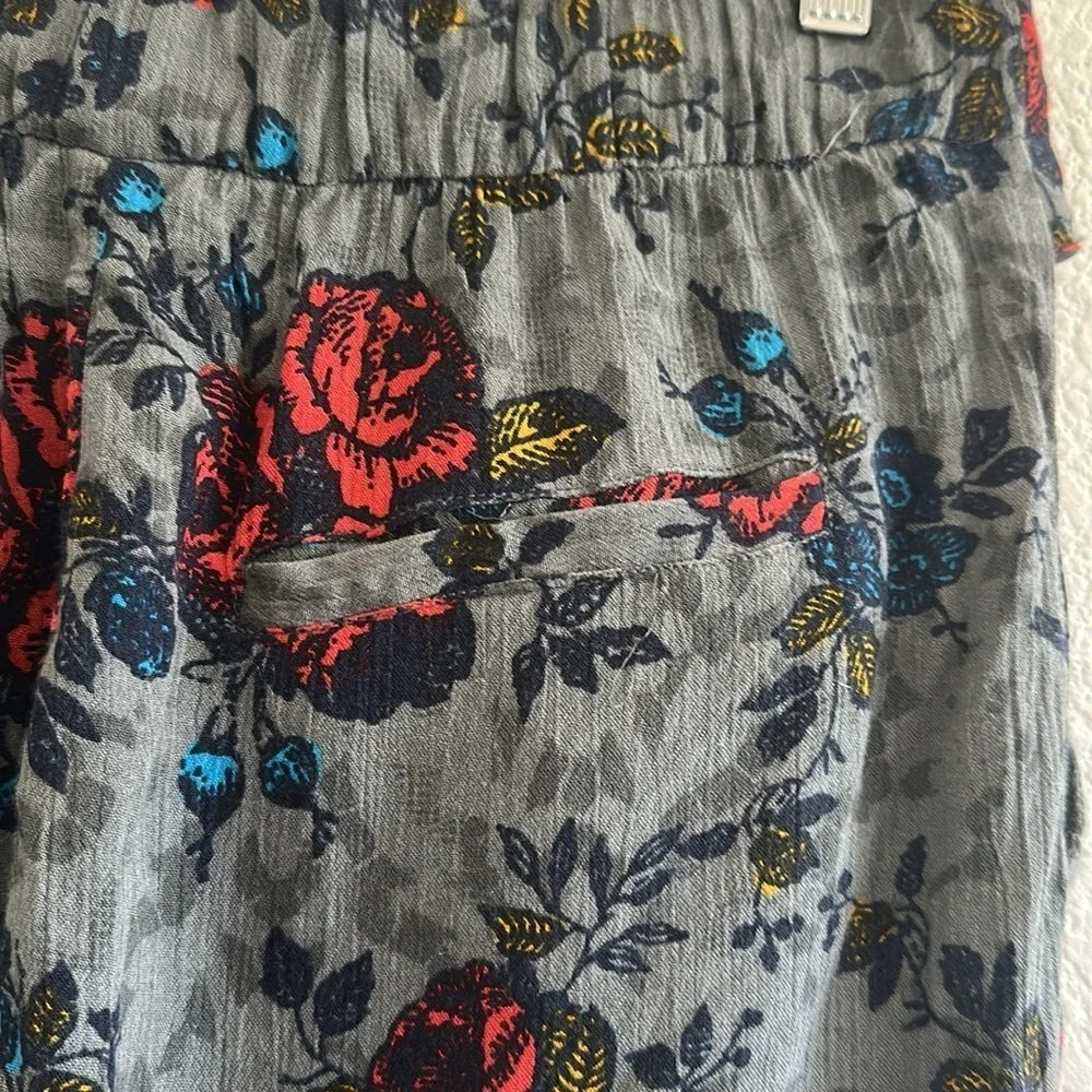 Free People Got Me Twisted Floral Harem Pants